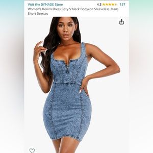 Brand new denim dress
